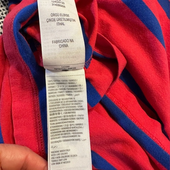 Abercrombie and fitch Muscle stripe shirt men’s Large red (j10) - Picture 6 of 7